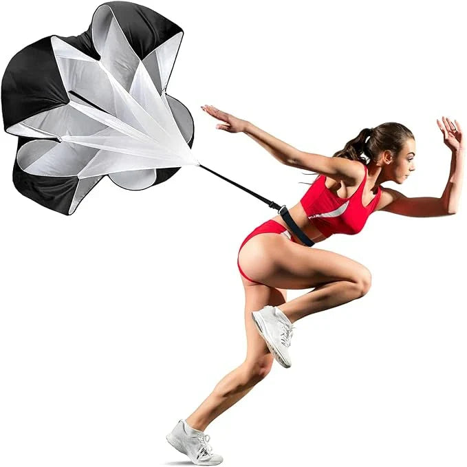 LIVEUP LS3674 Speed Shute | Speed Resistance (Up to 15 lbs) Parachute for Sprint Training, Agility, Acceleration & Strength Workout