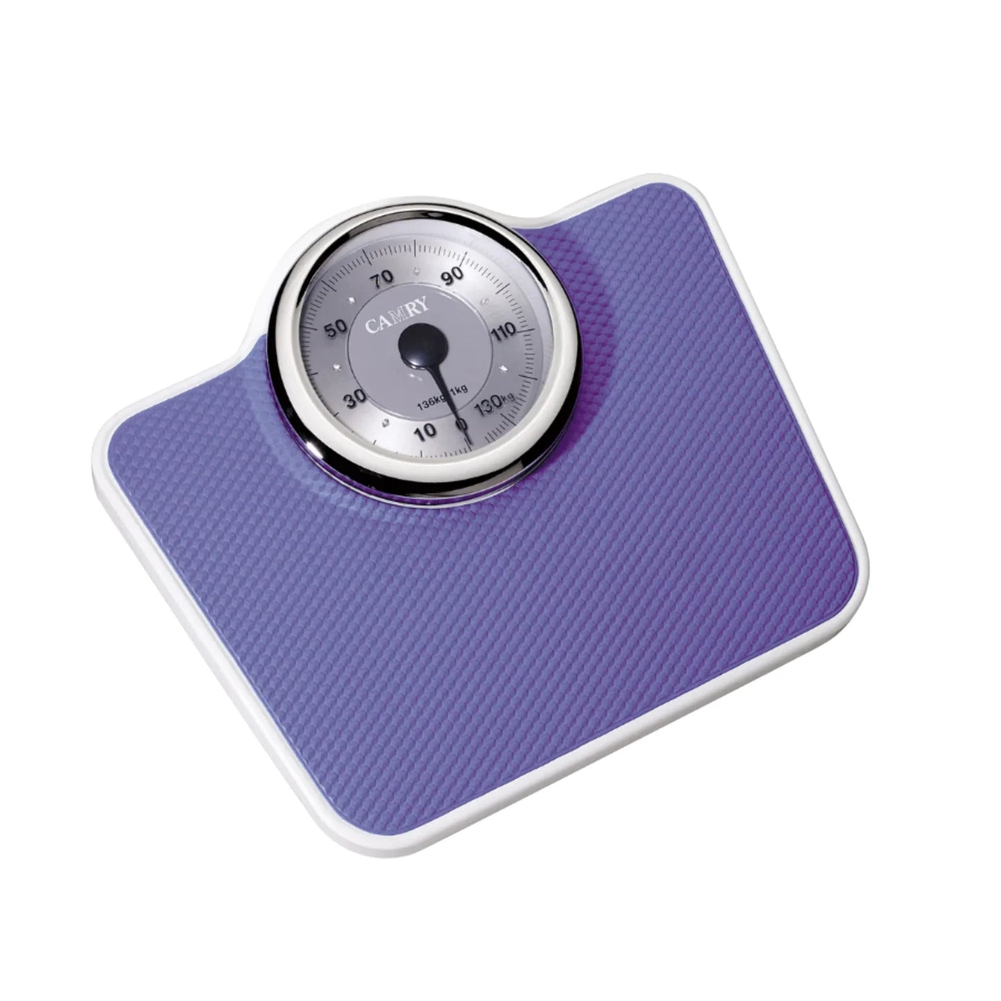 Camry DT605 Mechanical Personal Weight Scale – Heavy Duty Analog Body Weight Machine, Large Metallic Dial, Anti-Slip Surface, 136kg / 300lbs Capacity, No Battery Required Home Fitness Scale