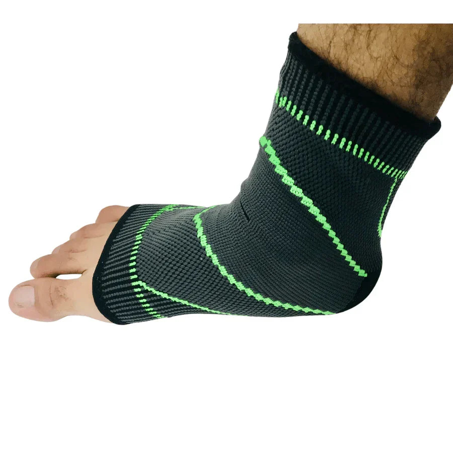 Sunexmack Ankle Support Brace Without Straps Pack of 4 | Compression Ankle Support for Gym, Sports & Daily Use