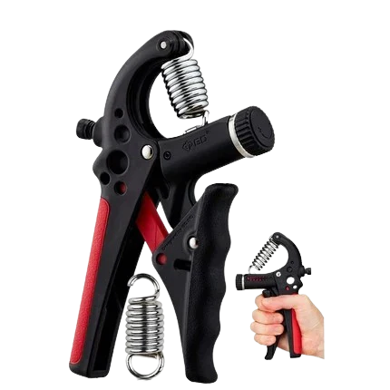 GP-707 Dual Hand Grip Strengthener Adjustable Gripper 10-40KG | Hand, Wrist & Forearm Trainer