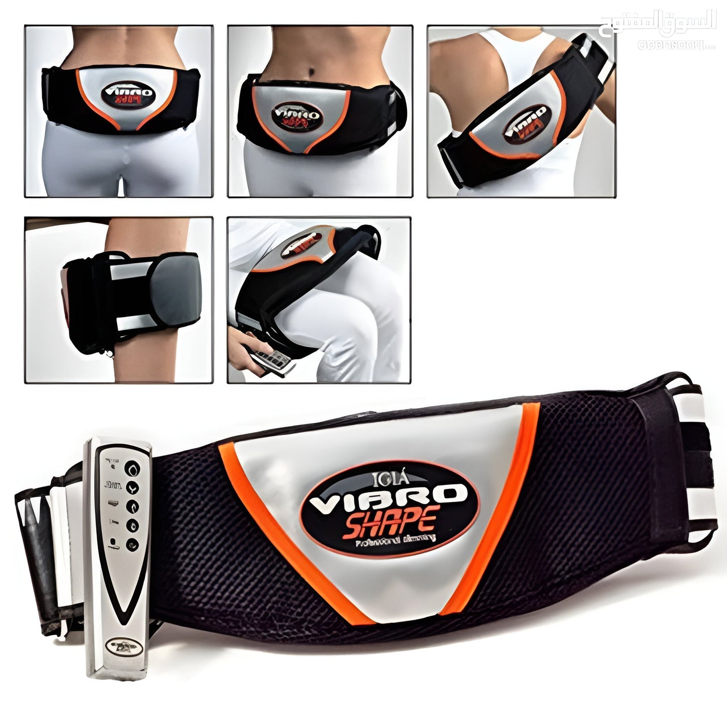 Vibro Shape Slimming Belt Heating Vibration Waist 50” Adjustable Fat Burning Belt with AC 220V Power, Multiple Vibration Modes, 5–30 Min Timer, PU Leather Body Shaping Belt for Belly Fat Reduction & Muscle Relaxation