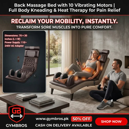 Full Body Heating Vibrating Massage Mat | 70×30 Inch Vibration Massage Pad with Heat Therapy, 10 Modes, Power Supply: 110–240V AC Adapter Included, Full Body Relaxation