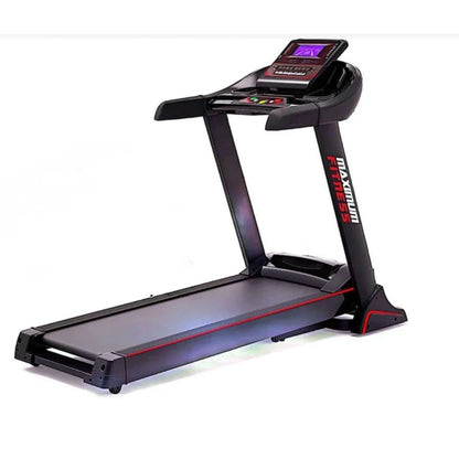 Maximum Fitness MX663S Treadmill, DC 3HP Permanent Magnet Motor, 1–18 KM/H Speed, 0–18 Motor Incline, 130KG Capacity, 4900 RPM Motorized Home Fitness Treadmill for Walking, Jogging & Running