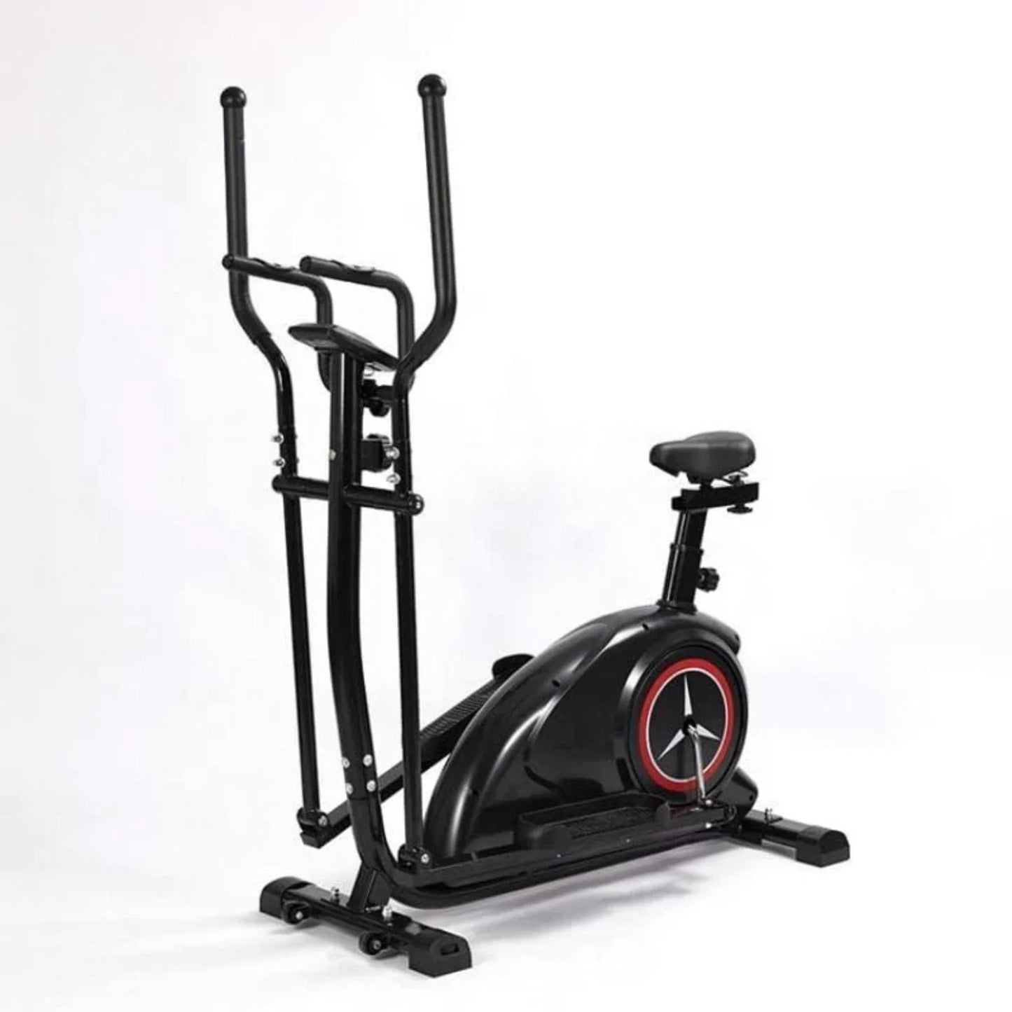 Elliptical Bike Cross Trainer TD001CT-2 | 2-in-1 Cross Trainer & Elliptical Bike with Magnetic Resistance, Rear Wheel Drive, 120KG Capacity, 120×65×155CM