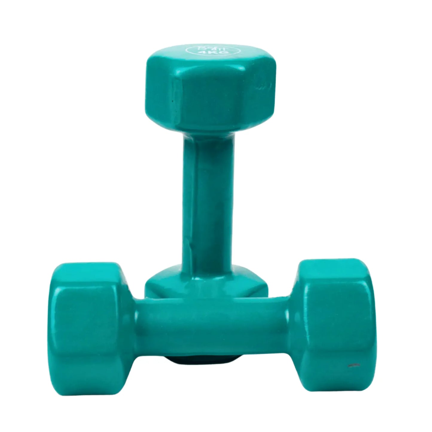 Vinyl Coated Dumbbells 1KG to 5KG (Pack of 2) Anti-Roll Hand Weights for Home Workout, Strength Training, Fitness Exercise & Muscle Toning