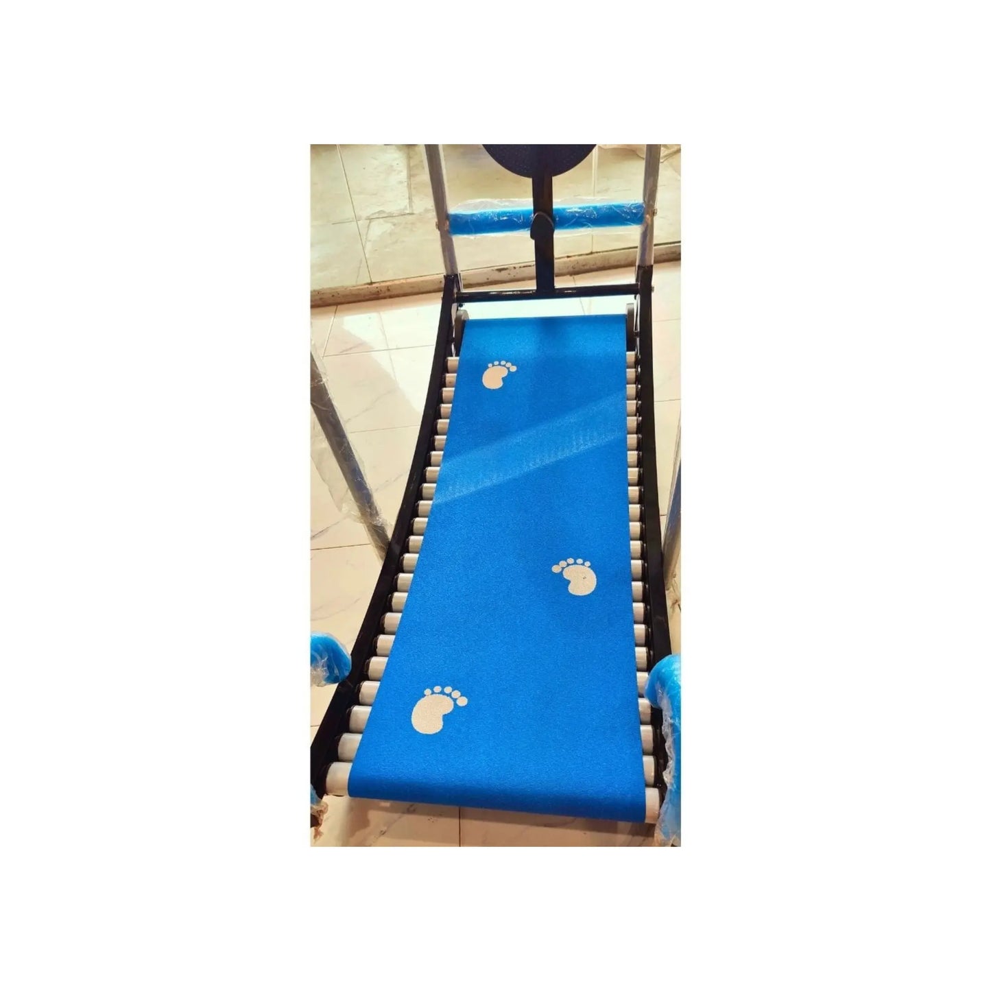 Foldable Manual Curved Treadmill for Home Gym – Non-Electric Running Machine with Easy Assembly