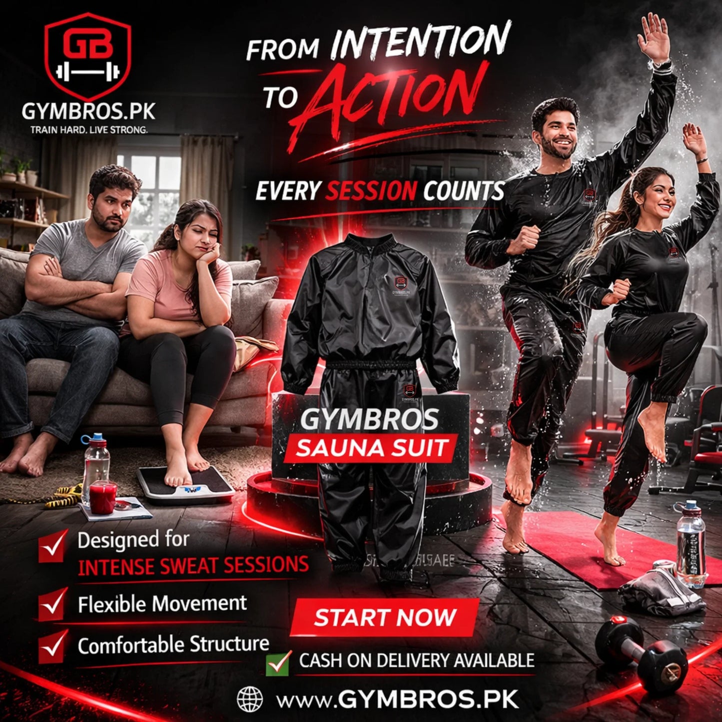 Gymbros™ Elite Sweat Sauna Suit – Professional Weight Cut & Fat Burn System. Extreme Sweat Performance Wear