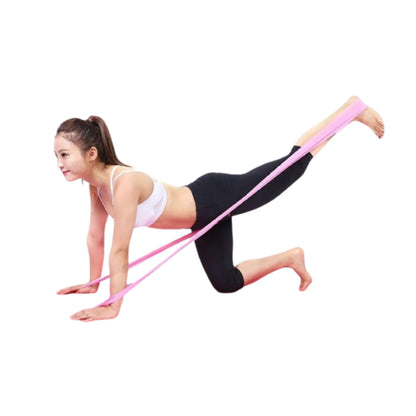 Liveup Ls3204 Aerobic Resistance Thera Band, Band Length: 48 inches Band Width: 6 inches,  Super Strong Latex Exercise Band for Strength Training, Rehabilitation, Stretching & Home Gym Workout – Light, Medium, Heavy & X-Heavy Levels