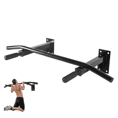 Imported Wall Mounted Pull Up Bar with 3 Grip Positions, Heavy Duty Steel Construction & 300lbs Weight Capacity for Chin-Ups, Parallel Bar Dips & Total Body Workout Training