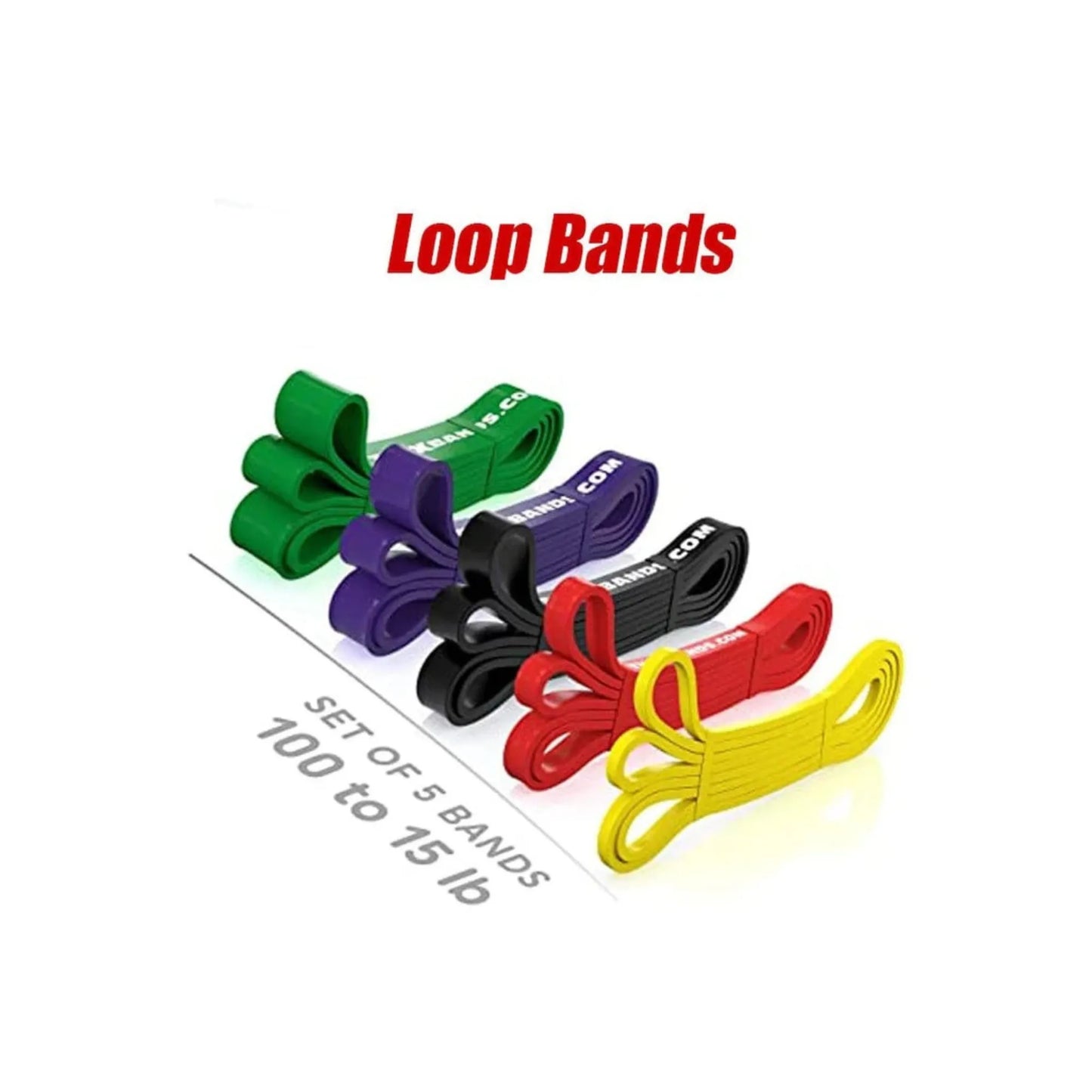 Loop Resistance Bands (13MM–45MM) – Heavy Duty Power Bands for Strength, Mobility & Home Workouts (Single Piece)