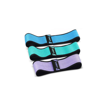 LiveUp LS3629 Hip Resistance Band Set | Glute & Leg Workout Bands (Light, Medium, Heavy) for Strength Training & Home Gym Fitness