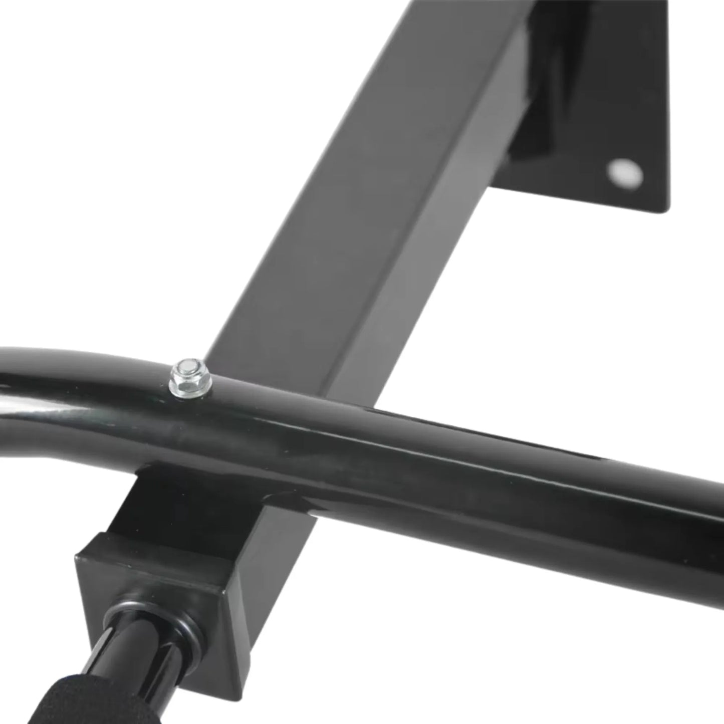 Imported Wall Mounted Pull Up Bar with 3 Grip Positions, Heavy Duty Steel Construction & 300lbs Weight Capacity for Chin-Ups, Parallel Bar Dips & Total Body Workout Training