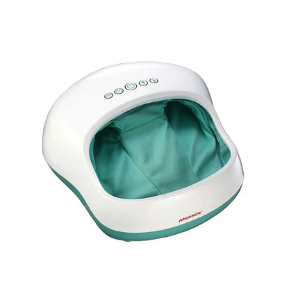 Johnson Wellness FM120 Heated Foot Massager | Voltage: AC 100–120V / AC 220–240V (50/60Hz), Kneading & Air Compression Foot Massager with Heat Therapy for Pain Relief & Reflexology