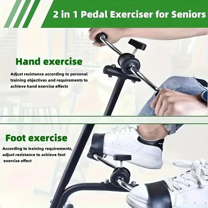 Mini Exercise Cycle for Arms and Legs – Compact Portable Pedal Exerciser for Home Workouts