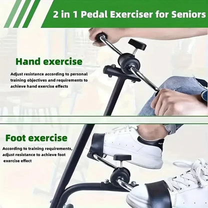 Mini Exercise Cycle for Arms and Legs – Compact Portable Pedal Exerciser for Home Workouts