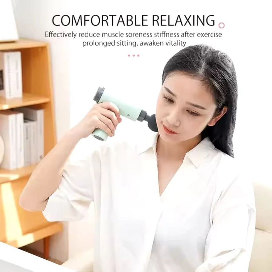 Mini Fascial Fun Fandheld Massager Gun Professional Muscle Relax Massage Gun YX-720S