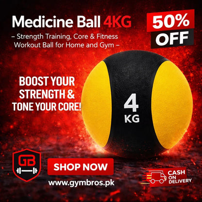 Medicine Ball 1KG–5KG – Strength Training, Core & Fitness Workout Ball for Home and Gym