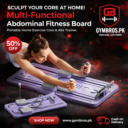 Multi-Functional Abdominal Fitness Board | Portable Home Exercise Core & Abs Trainer