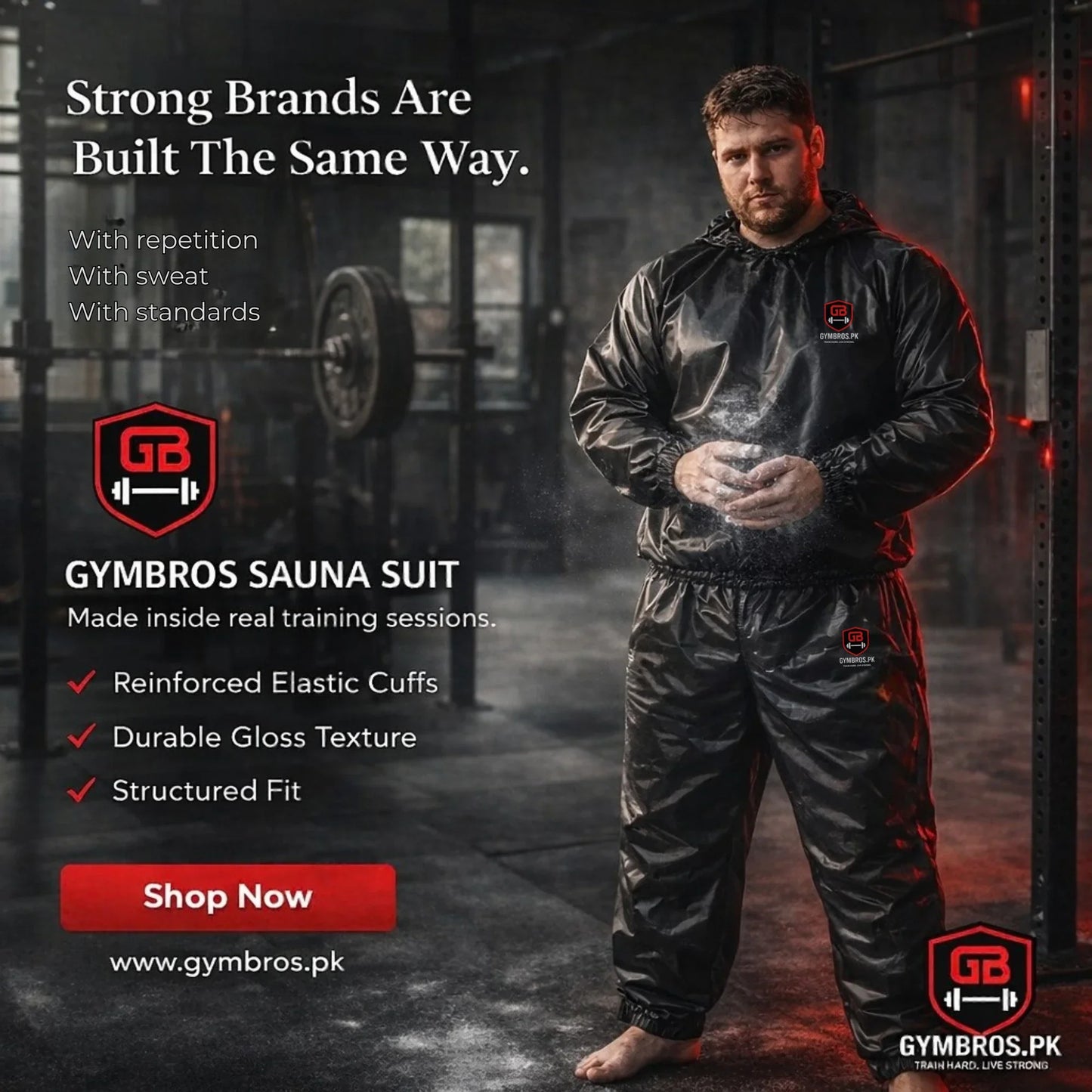 Gymbros™ Elite Sweat Sauna Suit – Professional Weight Cut & Fat Burn System. Extreme Sweat Performance Wear