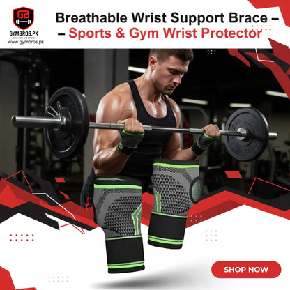 Breathable Wrist Support Brace – Sports & Gym Wrist Protector ( pack of 4 )