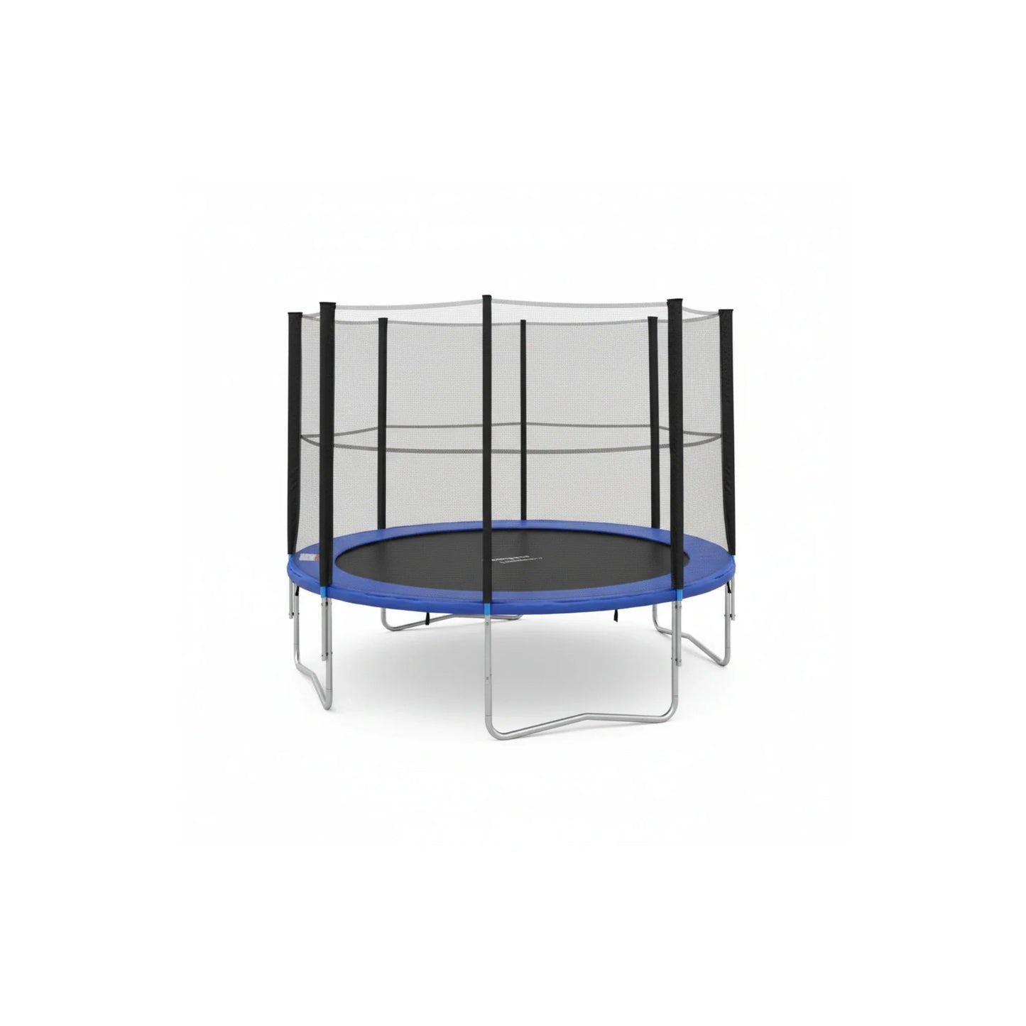 Round Outdoor Trampoline with Safety Net & Zipper Entrance (8ft, 10ft, 12ft, 14ft, 16ft) | Heavy-Duty Galvanized Steel Frame, High-Elastic Jump Mat & Weather-Resistant Garden Trampoline for Kids & Family
