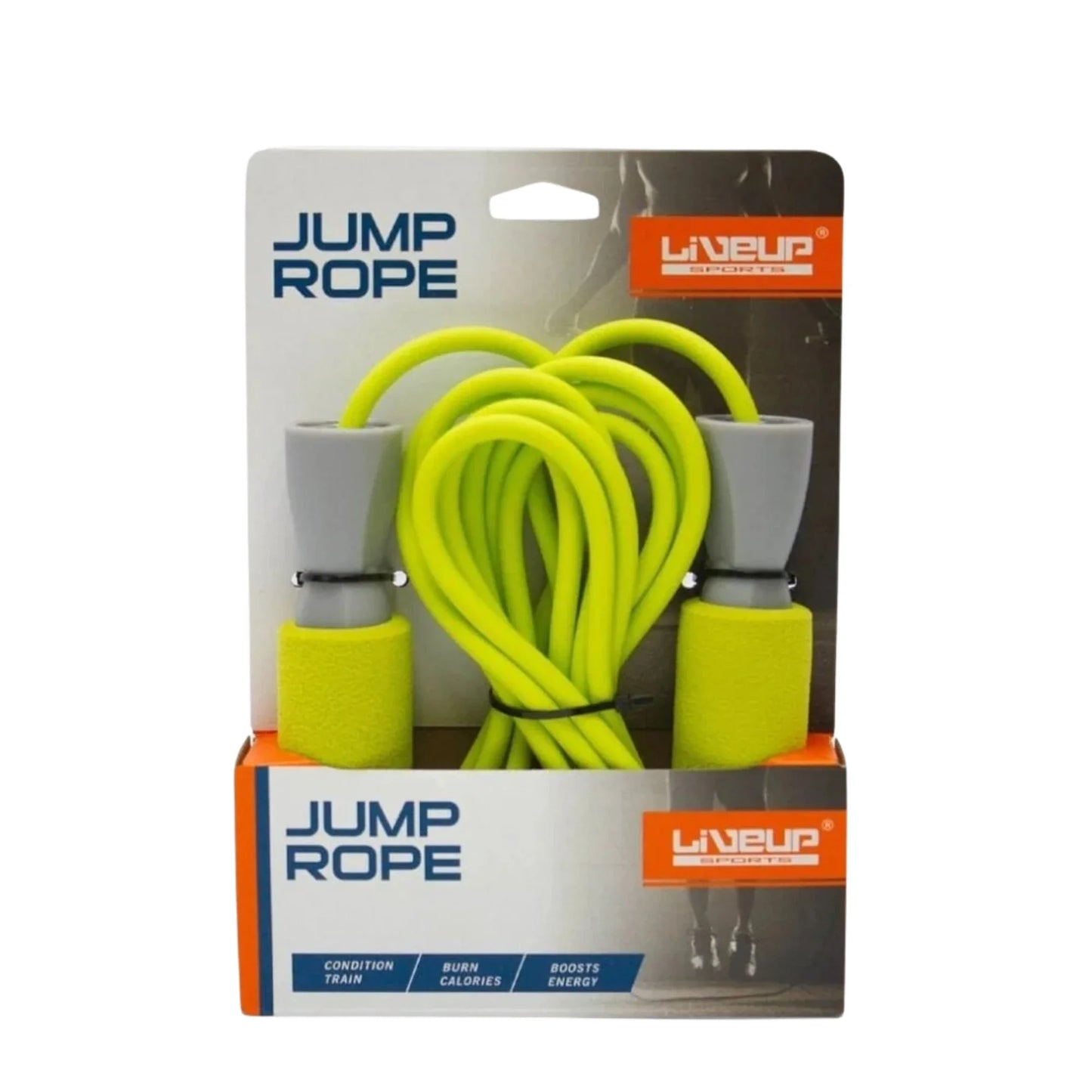 Liveup Sports PVC Jump Rope – 9 Feet Lightweight Skipping Rope for Cardio, Speed Training & Weight Loss