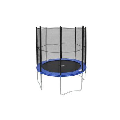 5–6 Feet Round Mini Trampoline with Safety Net & Enclosure | Heavy-Duty Kids Fitness Rebounder, Indoor & Outdoor Foldable Trampoline with Strong Steel Frame & High-Elastic Jump Mat