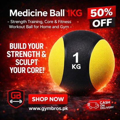 Medicine Ball 1KG–5KG – Strength Training, Core & Fitness Workout Ball for Home and Gym
