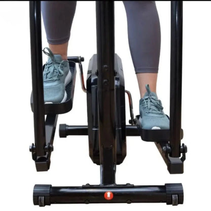 Magnetic Elliptical Cross Trainer | Elliptical Exercise Machine with 8-Level Magnetic Resistance, LCD Monitor, 2KG Flywheel & 100KG User Capacity
