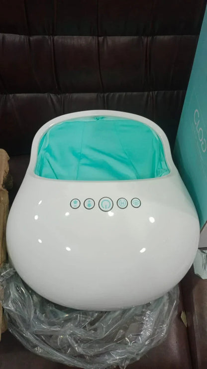 Johnson Wellness FM120 Heated Foot Massager | Voltage: AC 100–120V / AC 220–240V (50/60Hz), Kneading & Air Compression Foot Massager with Heat Therapy for Pain Relief & Reflexology