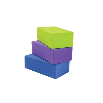 Liveup Yoga Brick EVA LS3233A Pack of 2 | Lightweight EVA Yoga Blocks for Balance, Stretching, Flexibility & Yoga Training