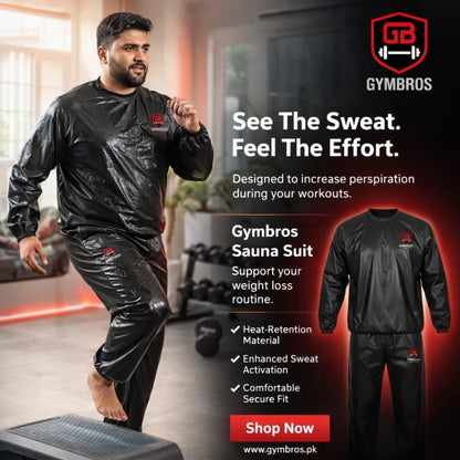 Gymbros™ Elite Sweat Sauna Suit – Professional Weight Cut & Fat Burn System. Extreme Sweat Performance Wear