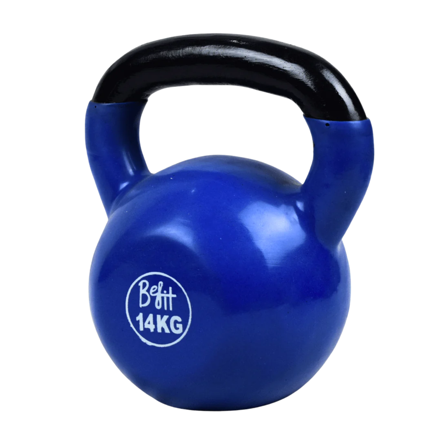 Vinyl Coated Cast Iron Kettlebell 2kg–20kg Solid Weight Training Kettle Bell with Wide Grip Handle, Flat Base & PVC Protective Coating for Full Body Strength, Cardio & Functional Home Gym Workout
