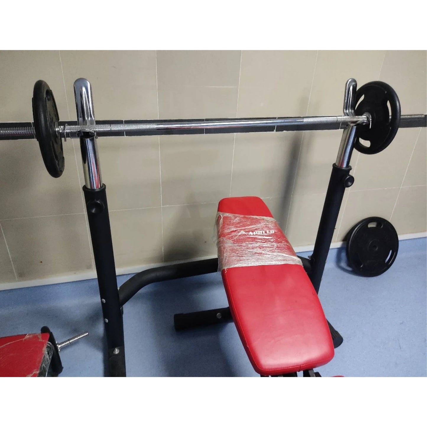 Commercial Weight Bench – Heavy Duty Black Workout Bench for Gym & Home