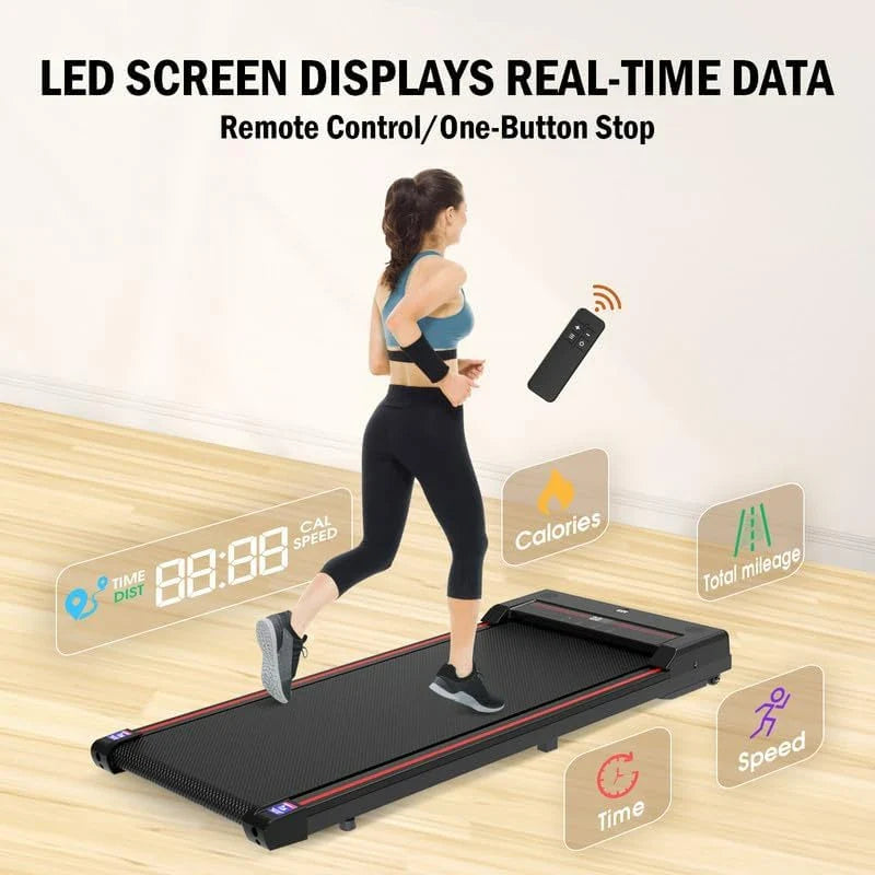 4 in 1 Walking Pad Under Desk Treadmill – Portable Home Treadmill (Without Box)