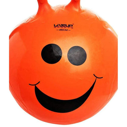 Liveup Hopping Ball LS3220 | 45cm Kids Space Hopper Jumping Exercise Ball with Handle for Balance, Fitness & Active Play