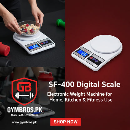 SF-400 Electronic Digital Kitchen Scale 10KG Capacity with 1g Accuracy, LCD Display, Unit Conversion, Tare Function & Auto Power Off | Battery Operated 2 × AA BatteriesFood Weighing Scale