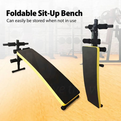 FitnessLab Adjustable Incline Sit-Up Bench – Multi-Functional Weight Bench for Core Strength & Upper Body Workouts | Heavy-Duty Steel Home Gym Equipment