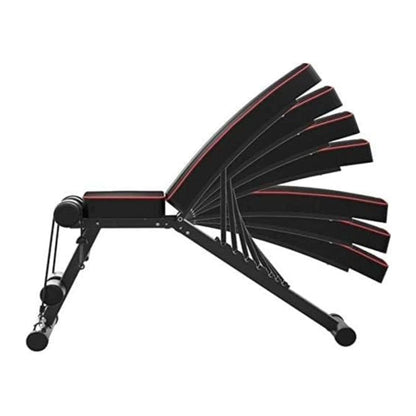 Adking AD-189 Adjustable Weight Bench for Home Gym – Foldable Multi-Purpose Workout Bench | Incline, Decline, & Flat Sit-Up Bench for Full Body Strength Training
