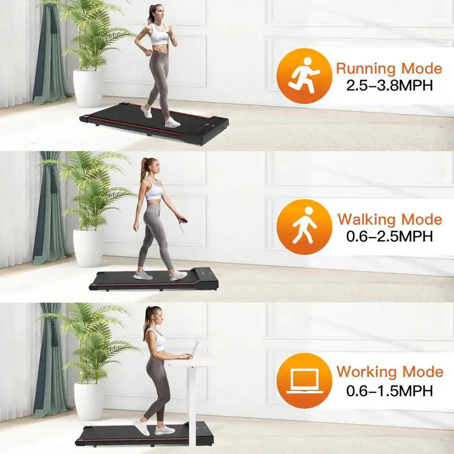 4 in 1 Walking Pad Under Desk Treadmill – Portable Home Treadmill (Without Box)
