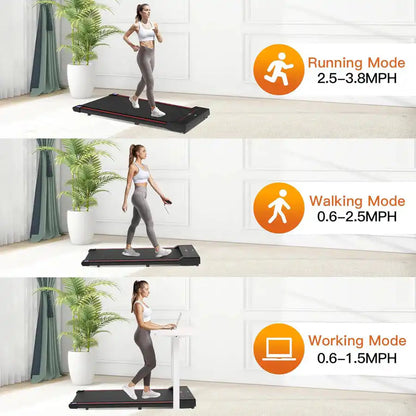 4 in 1 Walking Pad Under Desk Treadmill – Portable Home Treadmill (Without Box)