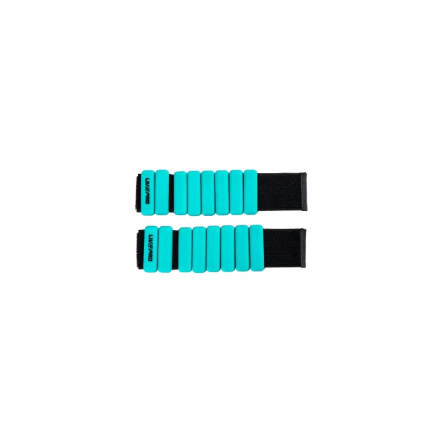 Livepro Premium Silicone Weighted Bracelets (1lb/454g Pair) – Adjustable Wrist & Ankle Weights for Yoga, Pilates, Running & Cardio