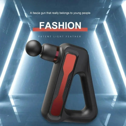 Triangle Fascial Deep Tissue Massage Gun HB-003 | Rechargeable 30W Muscle Massager with 8 Heads, 32-Speed Adjustable Intensity, Type-C Fast Charging for Pain Relief & Recovery
