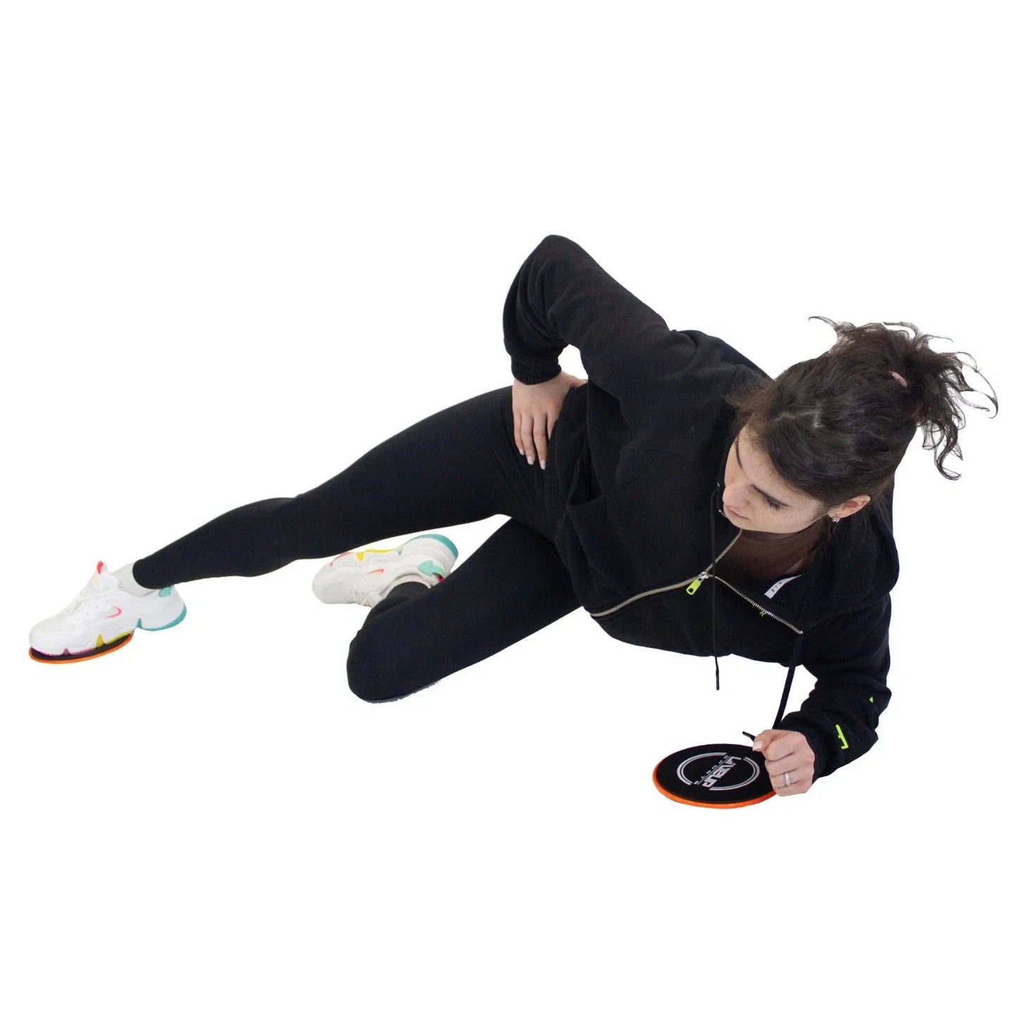 Liveup Exercise Gliding Discs LS-3360 | Dual-Sided Core Sliders for Abs, Yoga, Stability, Balance & Full Body Workout Training