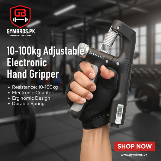 Adjustable Hand Grip Strengthener with Counter, 10–100KG Resistance, Non-Slip  Grip Trainer for Hand, Wrist & Forearm Strength Exercise