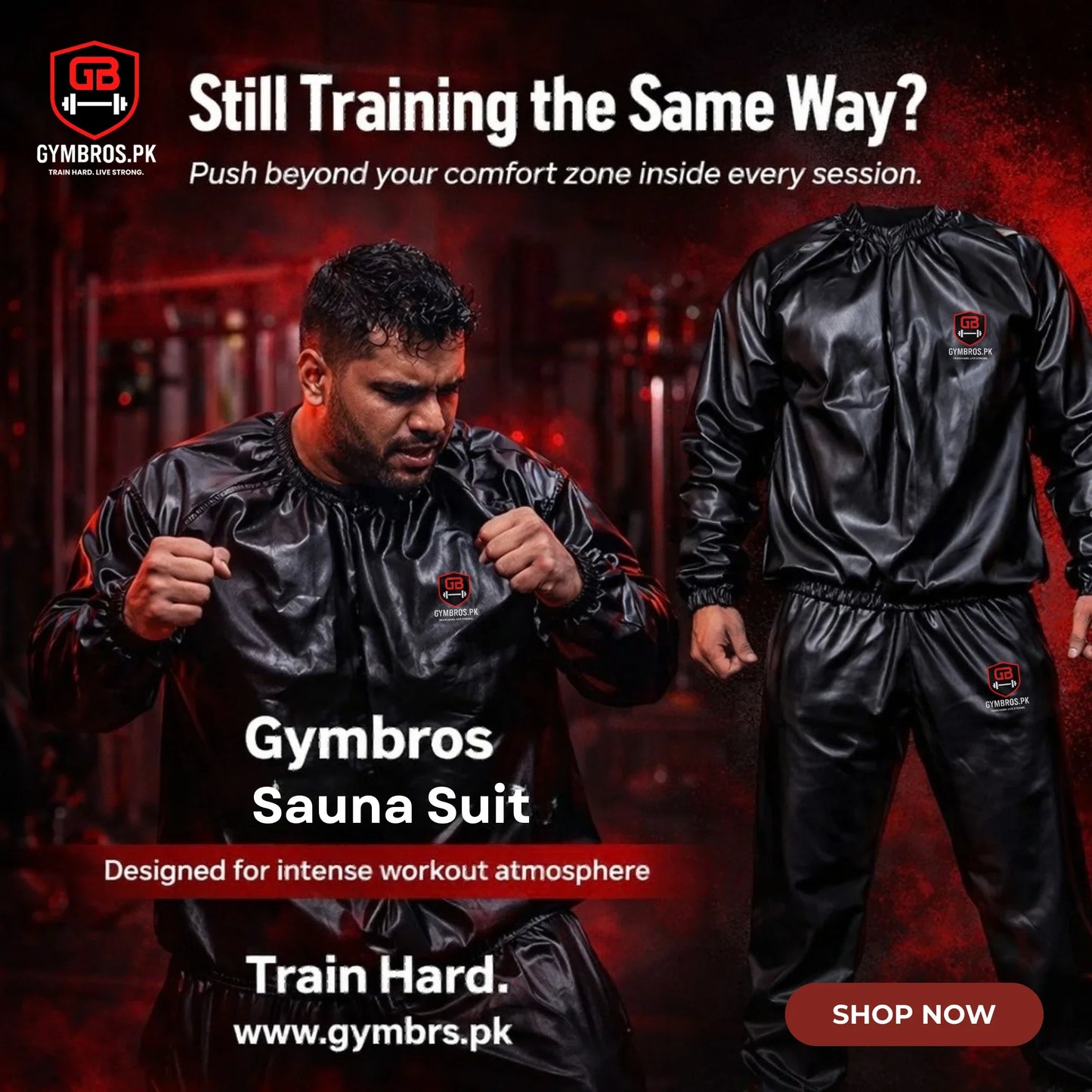 Gymbros™ Elite Sweat Sauna Suit – Professional Weight Cut & Fat Burn System. Extreme Sweat Performance Wear