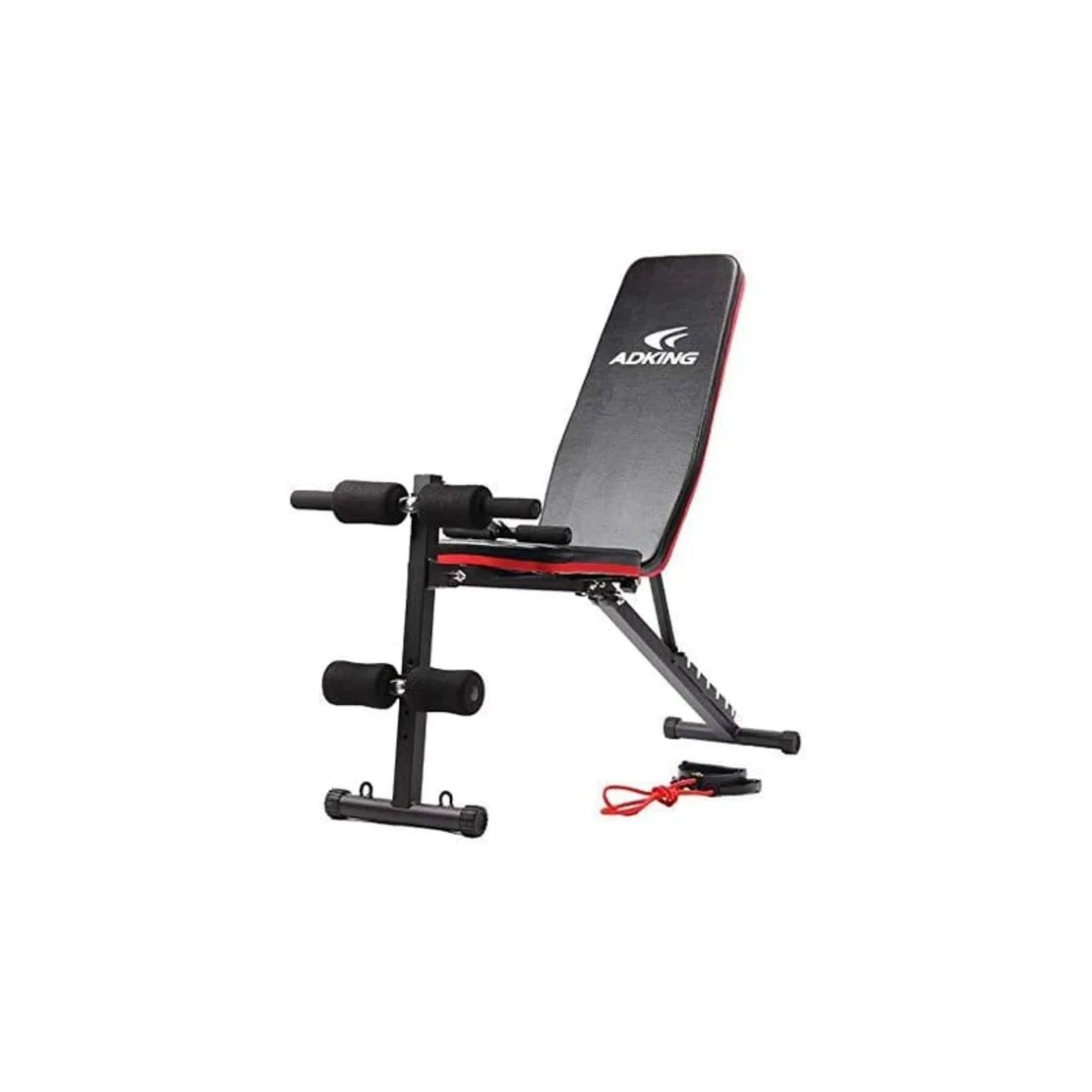 Adking AD-189 Adjustable Weight Bench for Home Gym – Foldable Multi-Purpose Workout Bench | Incline, Decline, & Flat Sit-Up Bench for Full Body Strength Training