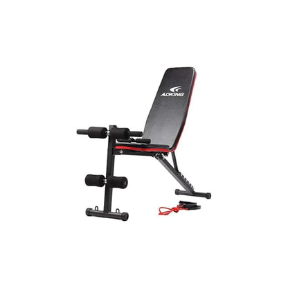 Adking AD-189 Adjustable Weight Bench for Home Gym – Foldable Multi-Purpose Workout Bench | Incline, Decline, & Flat Sit-Up Bench for Full Body Strength Training