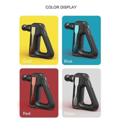 Triangle Fascial Deep Tissue Massage Gun HB-003 | Rechargeable 30W Muscle Massager with 8 Heads, 32-Speed Adjustable Intensity, Type-C Fast Charging for Pain Relief & Recovery