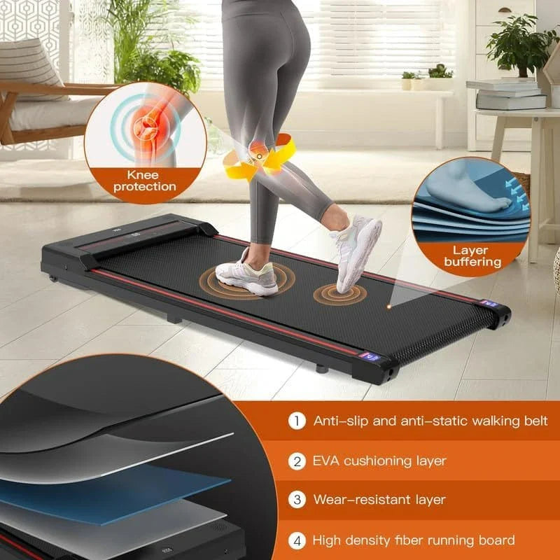 4 in 1 Walking Pad Under Desk Treadmill – Portable Home Treadmill (Without Box)